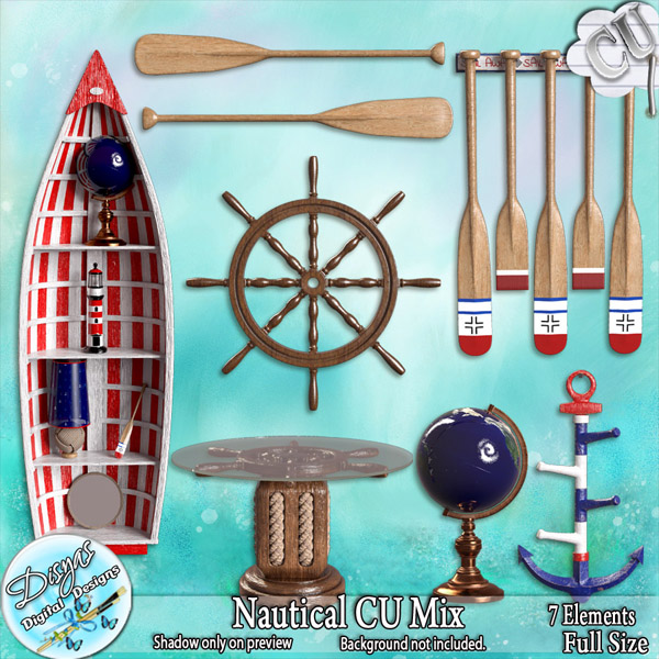 NAUTICAL MIX CU PACK - FULL SIZE - Click Image to Close